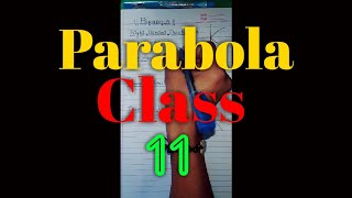 Parabola Class 11  How To Graph Parabola  Conic Sections Class 11  Class 11  Physics Shorts [upl. by Philbert]