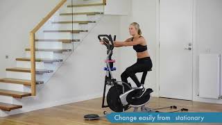 Powertrain 6in1 Elliptical Cross Trainer Bike with Weights and Twist Disc [upl. by Yrrep]