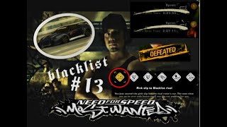 Need for Speed Most Wanted  Blacklist13  Pink Slips [upl. by Esorbma]