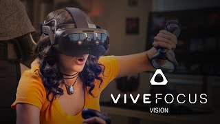 Introducing VIVE Focus Vision  NextGen VR Gaming by HTC VIVE [upl. by Eniowtna162]