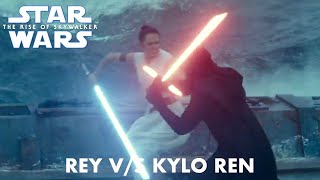 Star Wars The Rise of Skywalker Rey vs Kylo Ren [upl. by Edac663]