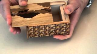 Rare 4Sun 14 moves Japanese Puzzle Box [upl. by Anoiuq]