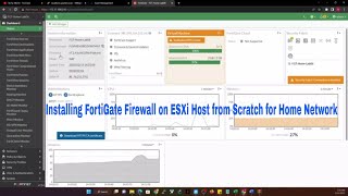 Installing FortiGate Firewall on ESXi Host from Scratch for Home Network [upl. by Sugden]