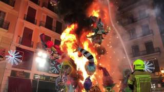 La Crema Plaza de la Merced Fallas 2017 [upl. by Benito]