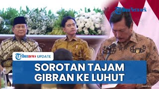 Tak Disebut Namanya Wapres Gibran Sorot Tajam Dengar Paparan Luhut Binsar saat Penyerahan DIPA 2025 [upl. by Candyce250]