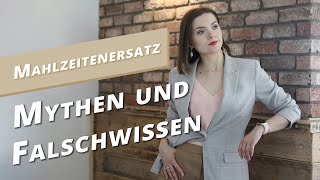 MAHLZEITENERSATZ UND EIWEIßSHAKES ⎮VORURTEILE UND FALSCHWISSEN⎮DR SCHELLE [upl. by Eiramrebma]