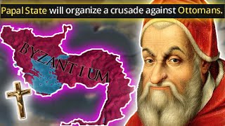 This Cursed Strat Makes Byzantium Easy  EU4 136 Catholic Byzantium [upl. by Persas332]