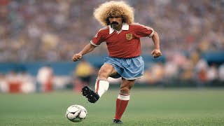 Remembering Carlos Valderrama A Look Back at His Iconic Career  What Made Him a Legendary Midfie [upl. by Odraccir]