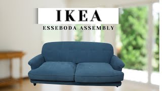 Esseboda IKEA Sofa Assembly Tutorial  REVIEW and RATING [upl. by Aenel]