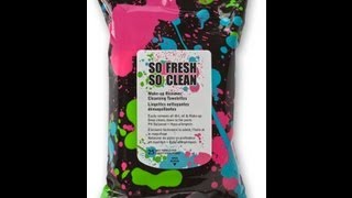 Product ReviewSo Fresh So Clean Makeup Remover Cleansing Towelettes [upl. by Betteann]