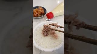 Microwave Tuna Kimchi Bowl with Kewpie Mayo cooking easyrecipe kewpie [upl. by Raman]