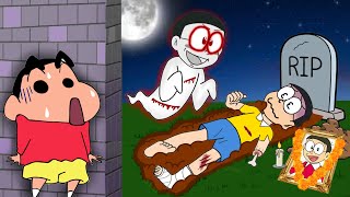 Nobita Return As Ghost After Death 😰 [upl. by Stanly]