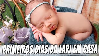 PRIMEIROS DIAS DA BEBÊ EM CASA  Pediatra ensaio newborn e muita correria  Priscila Simões [upl. by Yrellih]