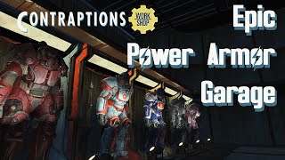 Contraptions WorkShop  Epic Power Armor Garage [upl. by Jard]