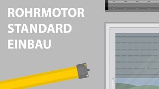 Rohrmotor STANDARD einbauen  Schellenberg [upl. by Deb]