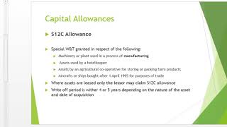 Study Unit 3 Capital Allowances and Recoupments [upl. by Alten254]