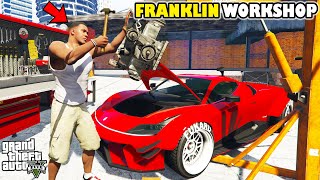 Franklin Planning To Upgrade His New Workshop in Los Santos GTA 5  SHINCHAN and CHOP [upl. by Yoho145]