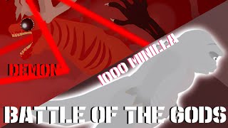 Level 1000 Minilla Ex Vs Demon A Kaiju Universe Animation [upl. by Dareece]