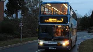 TURBO WINE  THRASH Awesome Transbus Trident ALX400 18077 WA04CTF on the 7 to Aldershot 091123 [upl. by Prudhoe]