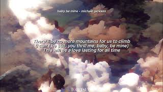 michael jackson  baby be mine sped up [upl. by Toomay]