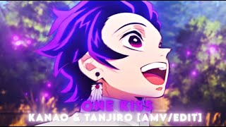 One Kiss  Tanjiro amp Kanao EDITAMV 4K [upl. by Adamis]