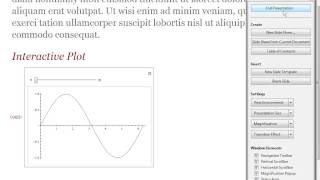 Mathematica How To How to Create a Slide Show [upl. by Haroun703]