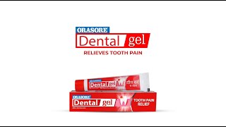 Orasore Dental Gel  Unboxing  Toothache relief in 10 seconds  dentalpain [upl. by Htenywg]