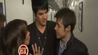 OMGAdam Lambert kissed Kris Allen [upl. by Amora]