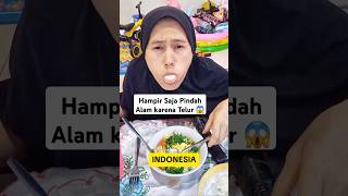 GaraGara Telur Hampir Saja 😱 funny trending shorts [upl. by Nets114]