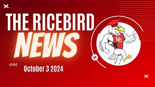 October 3 2024 Ricebird News [upl. by Immanuel]