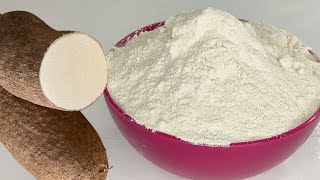 Make YAM FLOUR FROM SCRATCH Like a Pro  Navinas kitchen [upl. by Einnos]