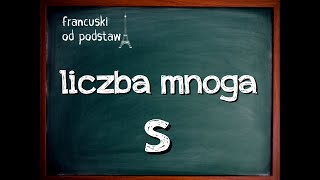 j francuski liczba mnoga  tworzenie literą s [upl. by Alfonzo]