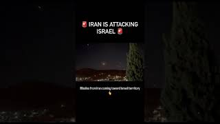 IRAN ATTACKED ISRAEL WITH NEARLY 200 MISSILES [upl. by Ahsyia479]