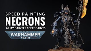 Speed painting Necrons  Cobalt Necrons  Warhammer 40k [upl. by Briggs]