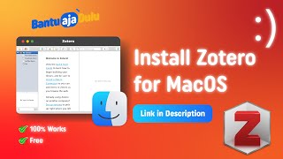 How to Install Zotero in MacOS [upl. by Elman]