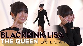 BLACKPINK LISA The beautiful amp humble queen in Bulgari Studio [upl. by Nomelif]