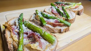 Crostinis dAsperges et de Jambon au Parmesan 🧀 [upl. by Carmela608]