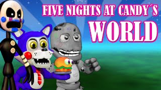 FIVE NIGHTS AT CANDY´S WORLD  ALL ADVENTURE ANIMATRONICS  REMAKE [upl. by Ahsyla]