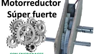 Como hacer un MOTORREDUCTOR Super fuerte100 fácilCON tec327 [upl. by Gnas813]