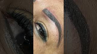 Corrección de cejas tatuadas 🎨 colorimetría [upl. by Philipines686]