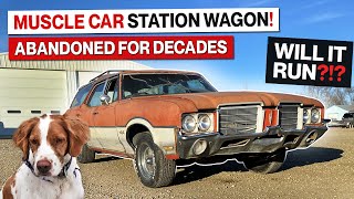 455 Oldsmobile Vista Cruiser Muscle Car Station Wagon Will It Run Abandoned for Decades [upl. by Rapsag]