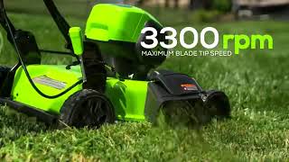 Greenworks 60v 46cm Lawnmower [upl. by Hgierb]