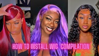 💕How To Install Your Wig compilation 💕 [upl. by Nelaf]