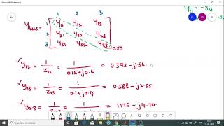 Formation of Admittance bus matrix using MATLAB [upl. by Yate]