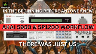 AKAI S950 with the SP1200 workflow back when it was just us before anyone knew [upl. by Attenev]