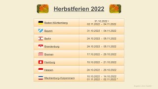 Herbstferien 2022 [upl. by Sissie618]