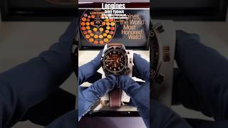 LonginesSpirit Flyback Steel amp Gold shortsfeed youtubeshorts swisswatches thegame 50cent [upl. by Ahsinehs]