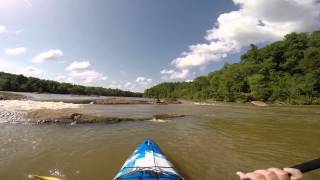 Kayaking from Germanys ferry bridge to Jaybird creek at lake Martin Near New Site Alabama [upl. by Magda471]