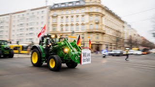 ‘Finally’ German farmers hold mass protests across country [upl. by Rhee]