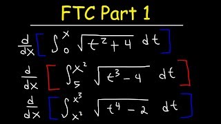 Fundamental Theorem of Calculus Part 1 [upl. by Jempty653]